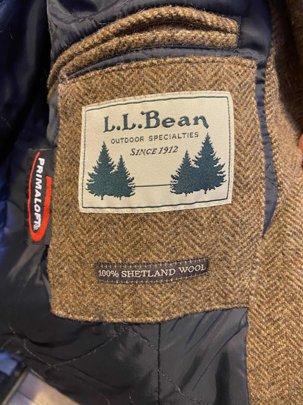LL Bean Tweed Jacket with Primaloft Quilted Lining – 38 Short ...