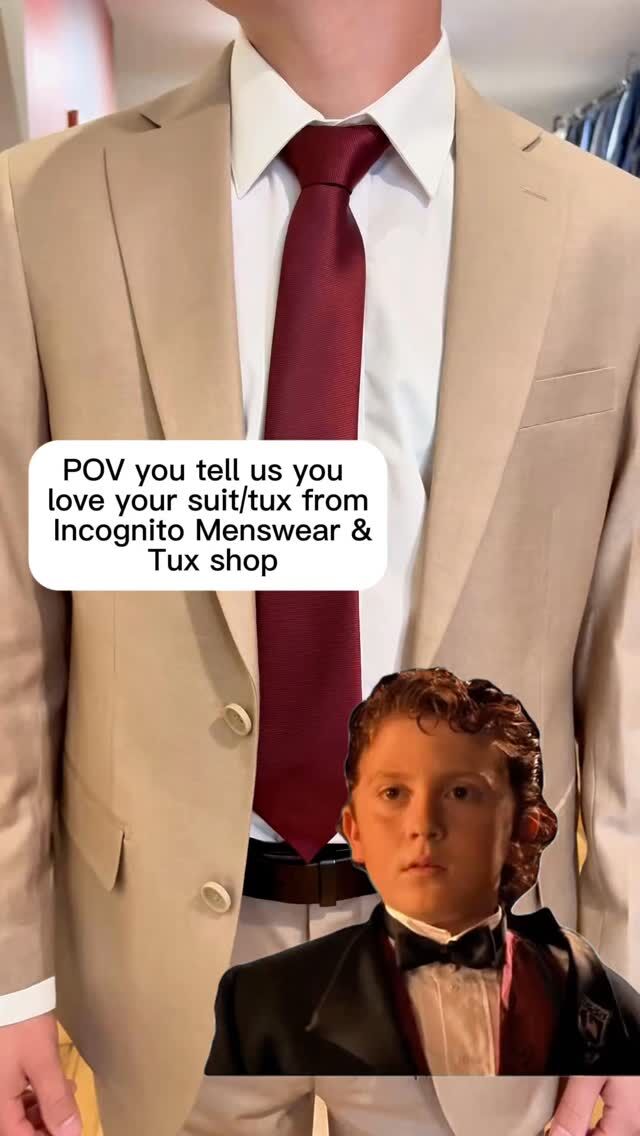 We think you look great😉 

Come on down to Incognito Menswear & Tux Shop to find your perfect #Suit or #Tux. 📍1823 Penfield Rd. Penfield NY 14526 

#Meme #MemeCut