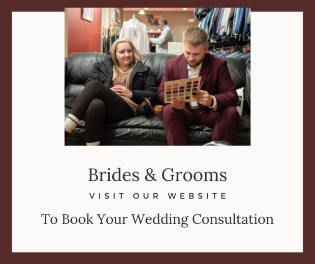 Brides & Grooms schedule your wedding consultation with us today! We can’t wait to help bring the vision for your big day to life.🤵🤵‍♀️🤵‍♂️

Visit - https://incognitomenswear.com/appointment-request/ 

#suits #suit #tux #tuxedo #menswear #weddingsuits #wedding #weddingtuxedo