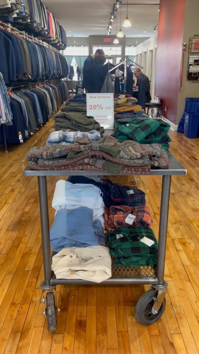 New Arrivals 20% off! Come on in to check these out! Perfect for this cold🌨️ weather. All new Schott sweaters & flannels. 

#menswear #sweaters #flannels #winterclothes #mensclothing #mensclothingstore